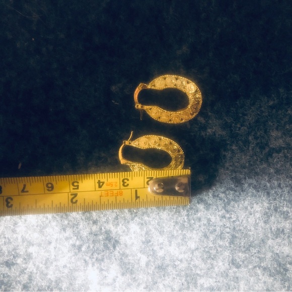 8K gold earrings - Picture 6 of 6